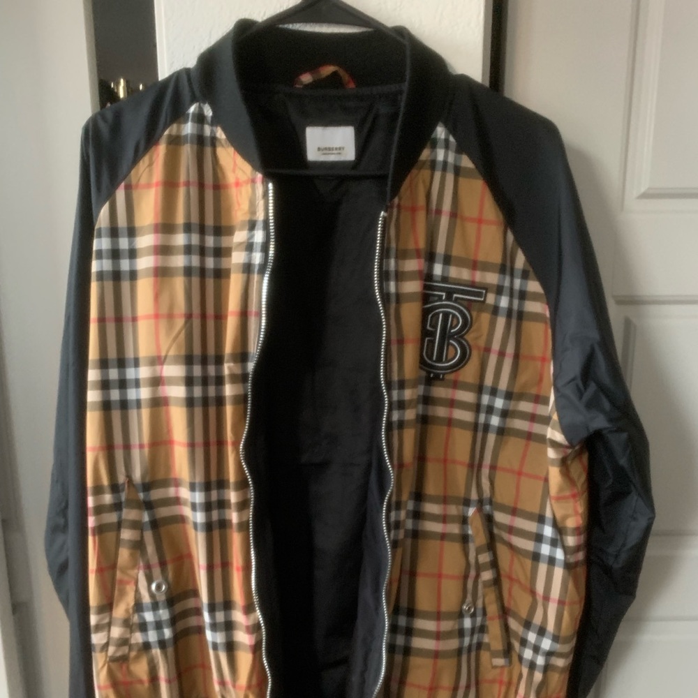 Men Burberry Bomber Jacket